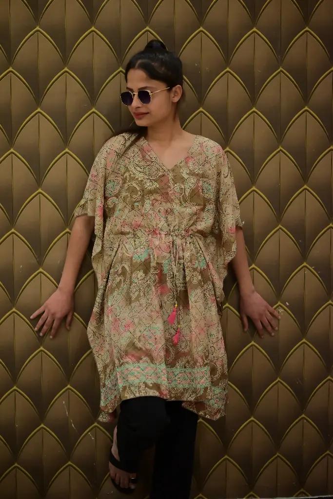 Desert Bloom Kaftan Top only