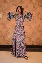 Bohemian Paisley Wrap Top & Wrap Skirt Set