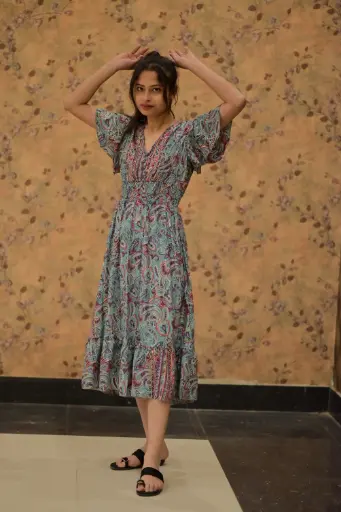 Enchanted Breeze Midi Dress