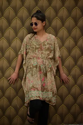 Desert Bloom Kaftan Top only