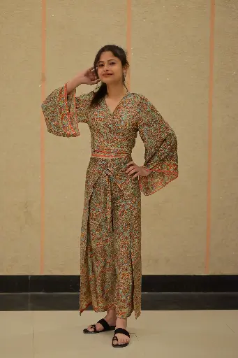 Rustic Paisley Wrap Co-ord Set